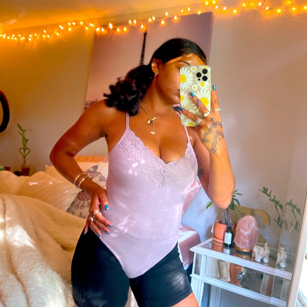 Purple Body Suit